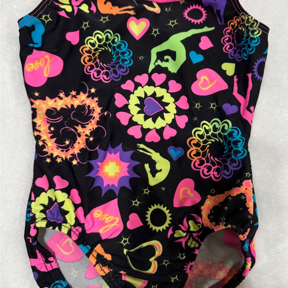 Motionwear Neon Patterned Leotard